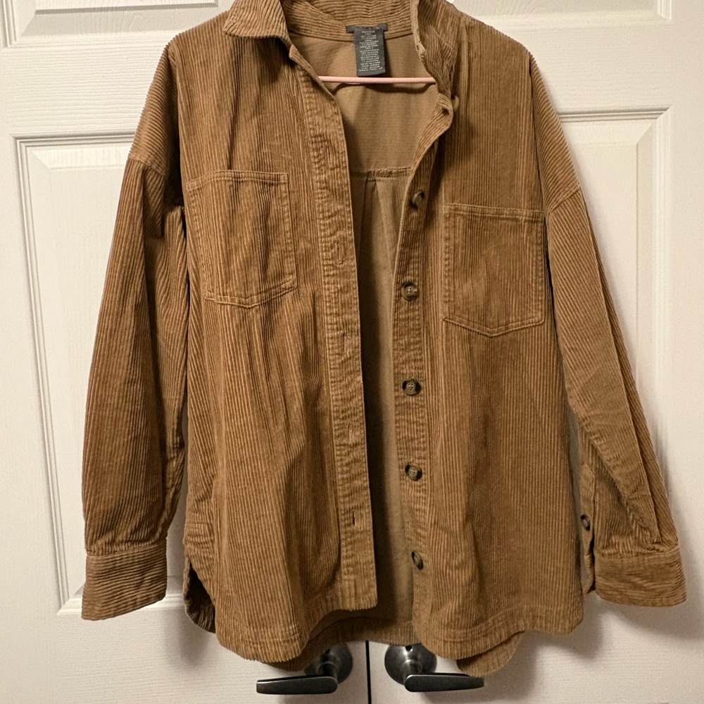 Men's Tan Corduroy Jacket